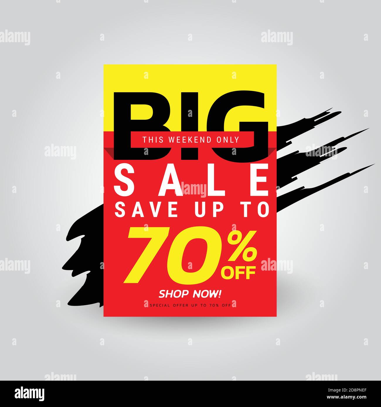 Illustrazione del modello di vendita grande Illustrazione Vettoriale