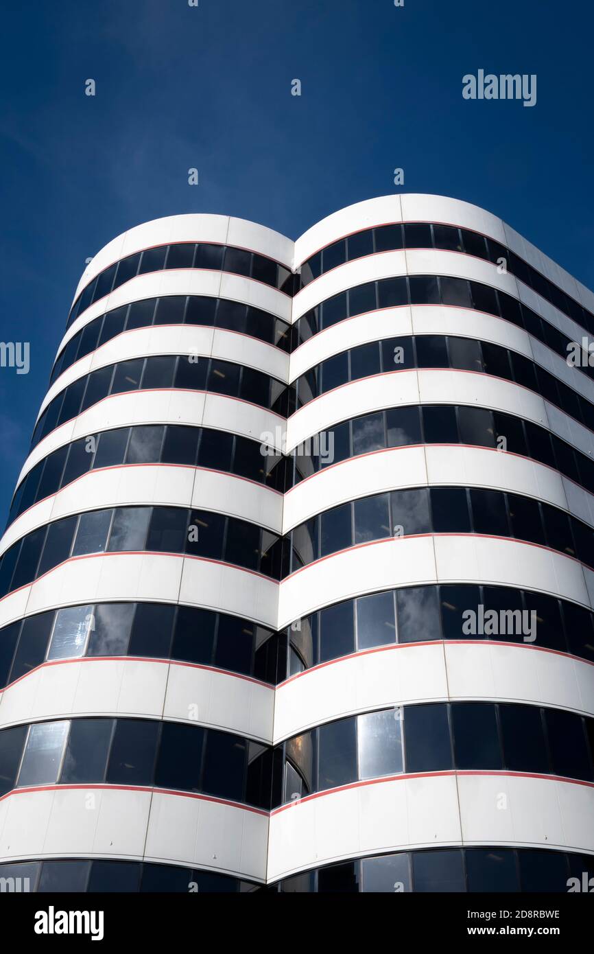 Alti edifici, Wellington, North Island, Nuova Zelanda Foto Stock