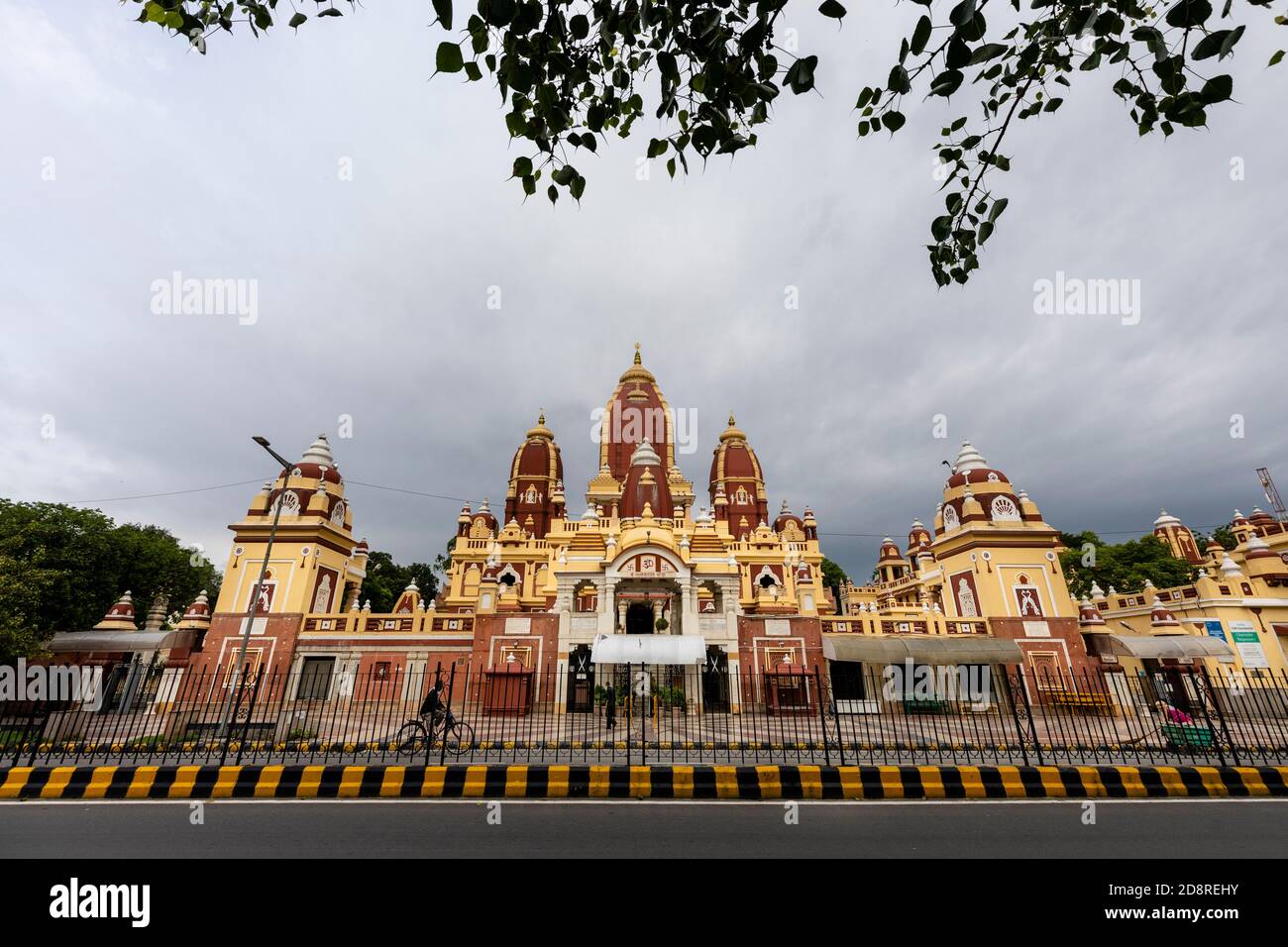 Vista del famoso tempio Laxminarayano, conosciuto anche come Birla Mandir a Nuova Delhi, Foto Stock
