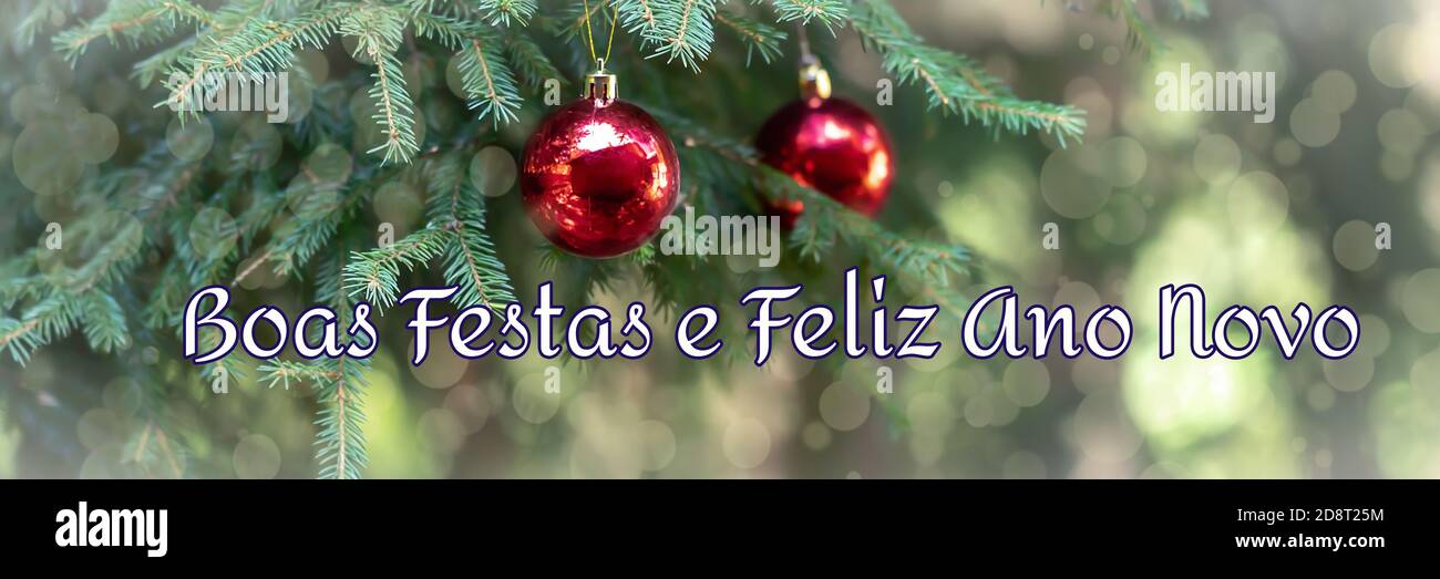 Biglietto di auguri portoghese per natale immagini e fotografie stock