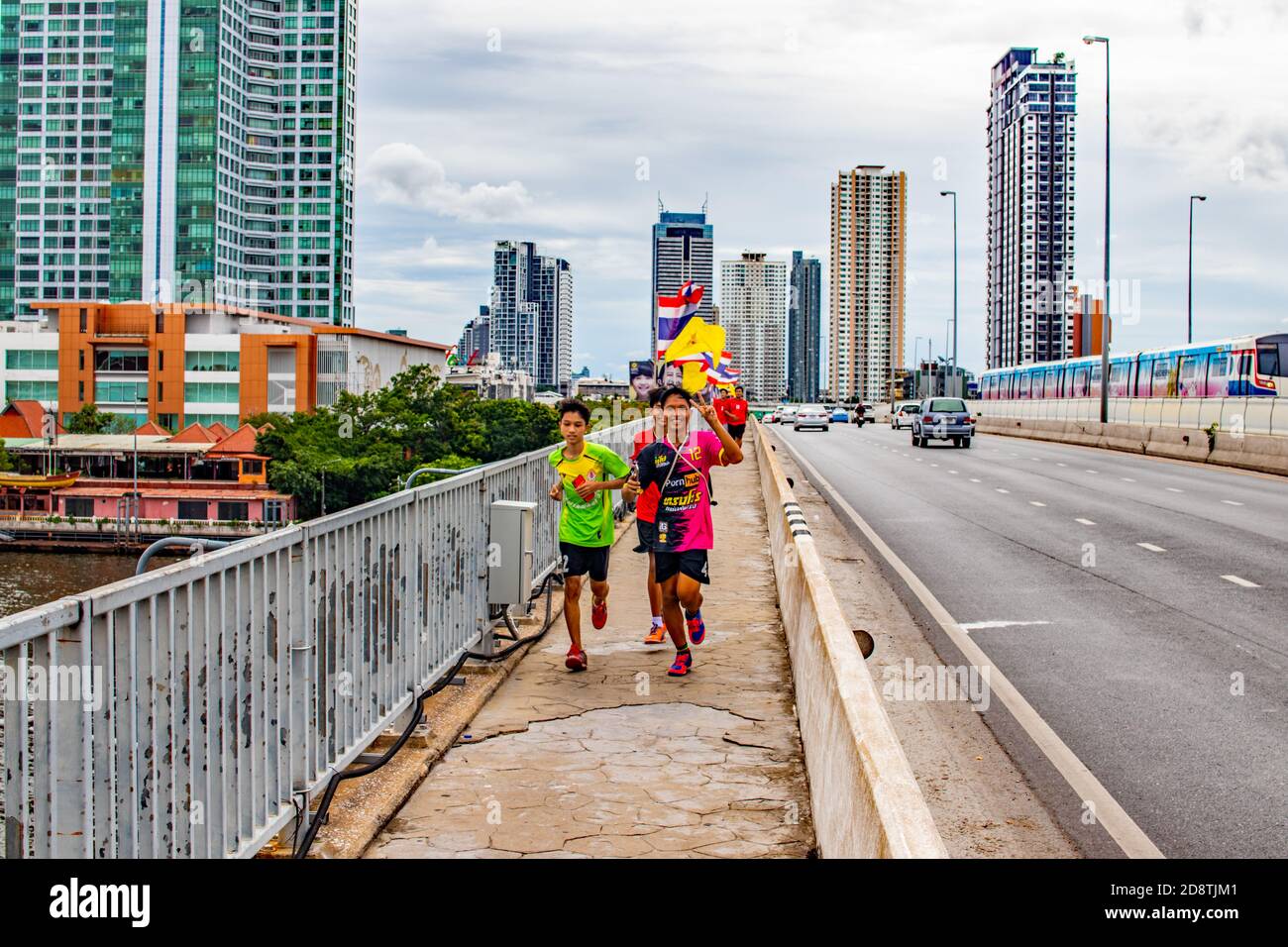 streetlife a Bangkok Foto Stock