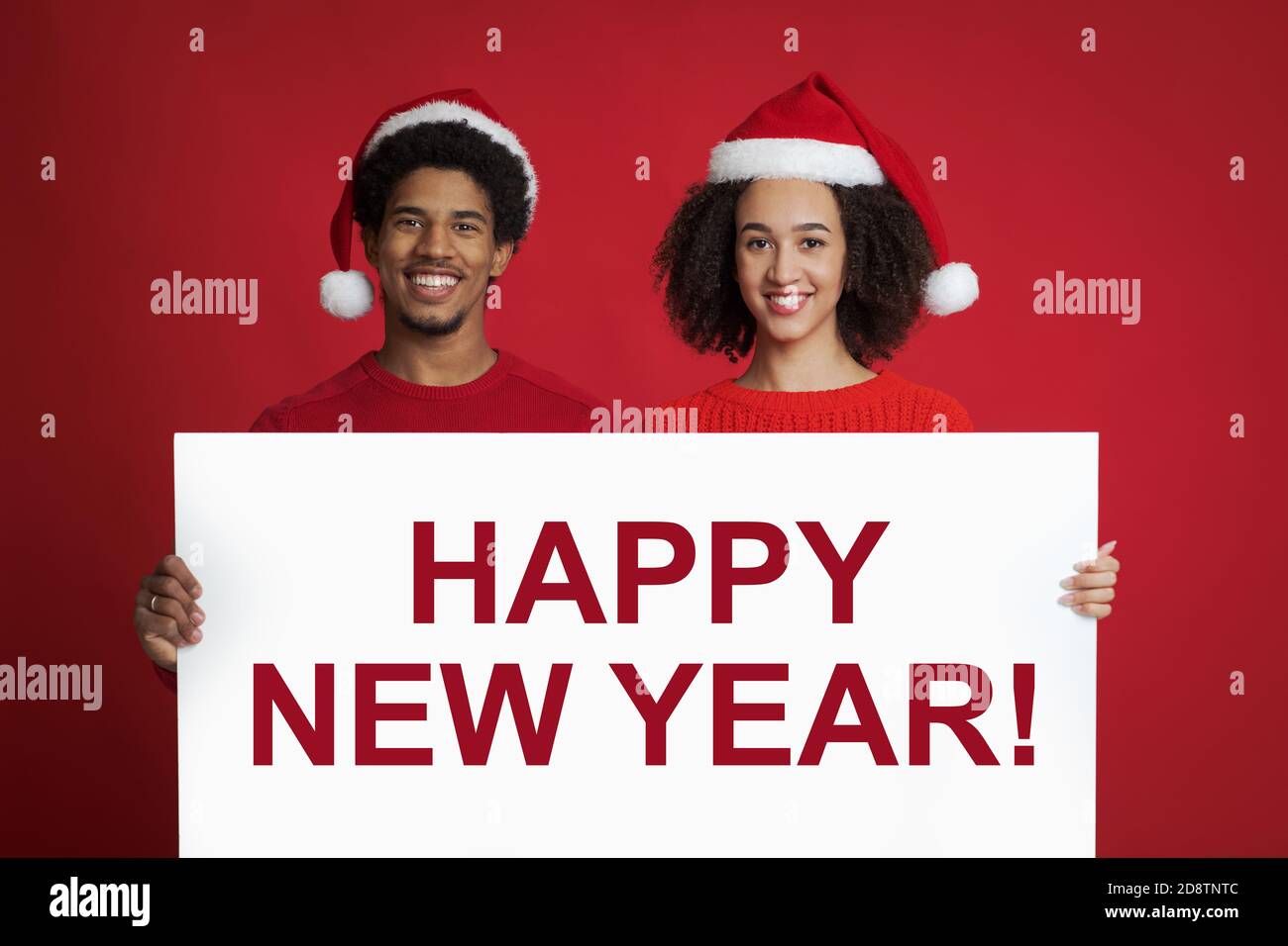 Auguri di buon anno e umore invernale Foto Stock