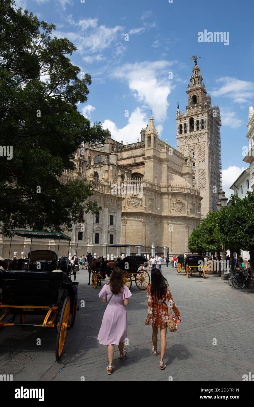 Santa Maria de la Sede, Siviglia, Spagna (esterno) Foto Stock