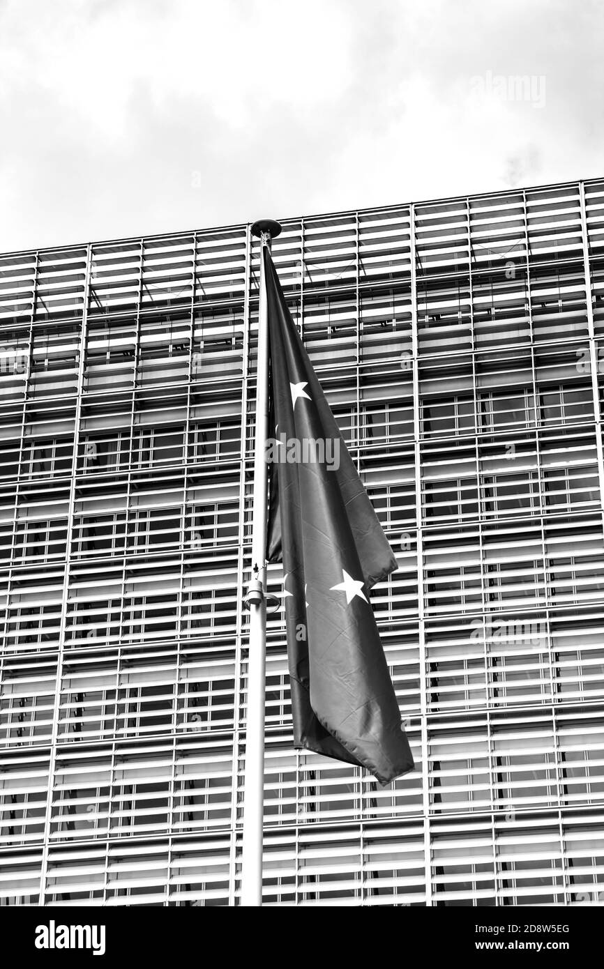 Bruxelles, BELGIO : sede della Commissione europea a Bruxelles, Belgio, Europa Foto Stock