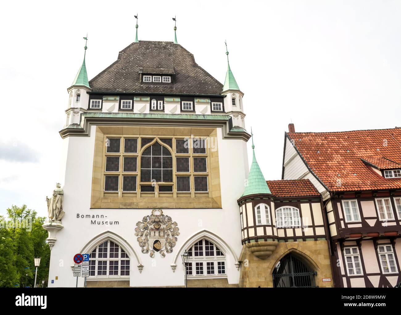Celle, Germania, 11 maggio 2019: Museo di Bomann nell'ex municipio di celle, Germania Foto Stock
