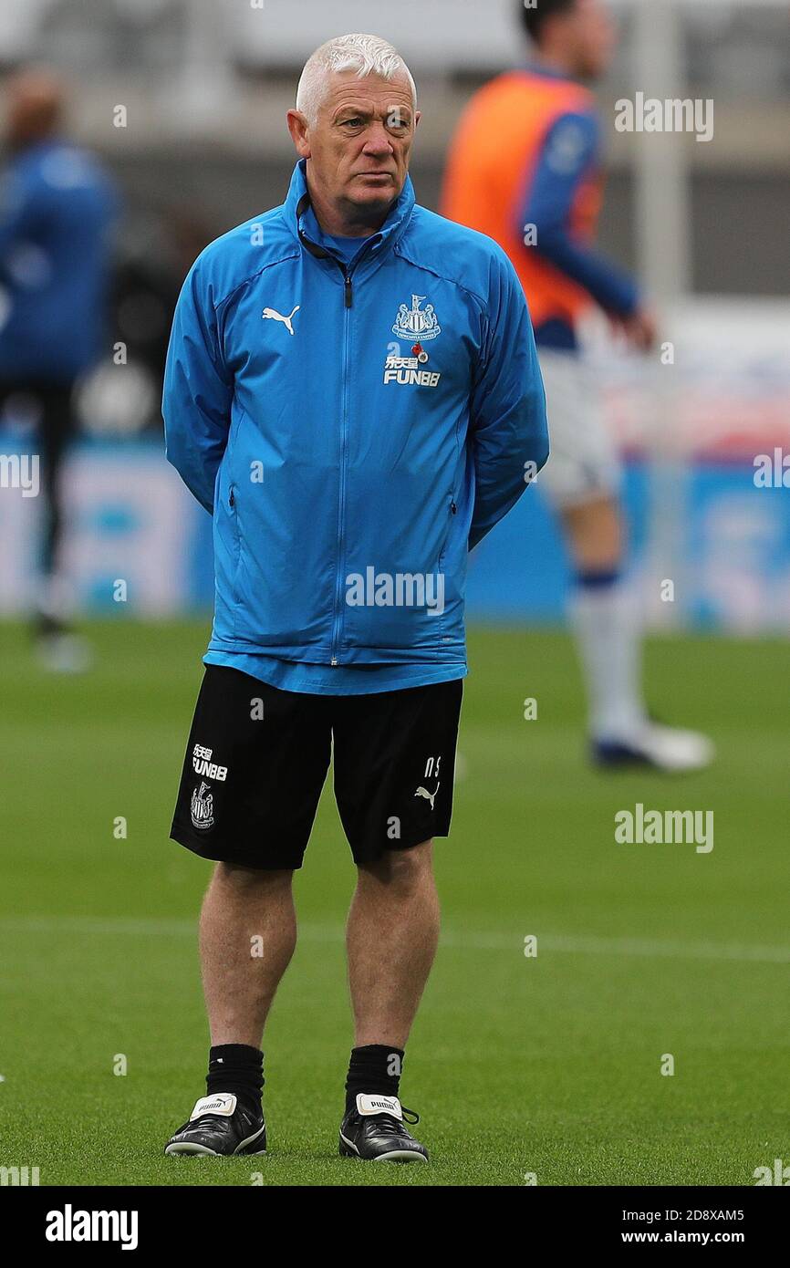 NEWCASTLE UPON TYNE, INGHILTERRA. 1 NOVEMBRE durante la partita della Premier League tra Newcastle United ed Everton a St. James's Park, Newcastle, domenica 1 novembre 2020. (Credit: Mark Fletcher | MI News) Credit: MI News & Sport /Alamy Live News Foto Stock