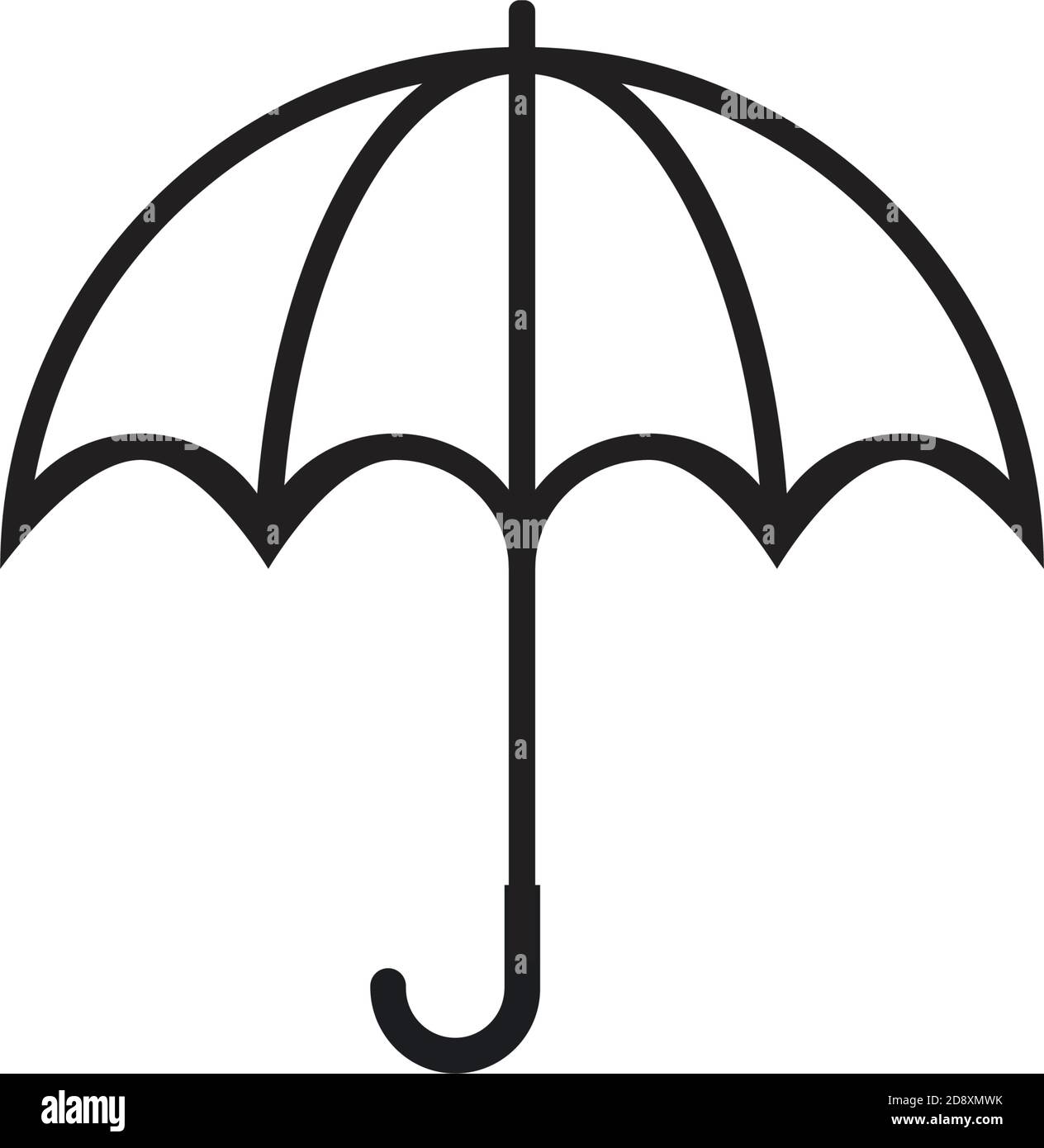 modello vettoriale logo ombrello Immagine e Vettoriale - Alamy