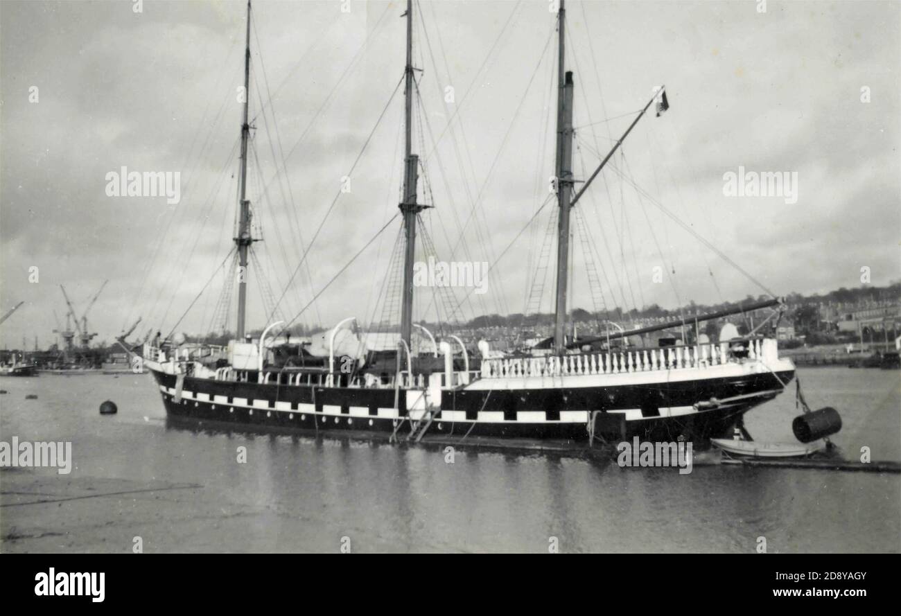 Nave di addestramento Giorgio Cini, 1896 Foto Stock