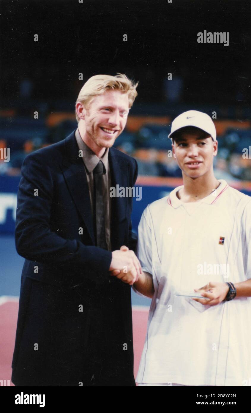 Tennista tedesco Boris Becker, anni '90 Foto Stock