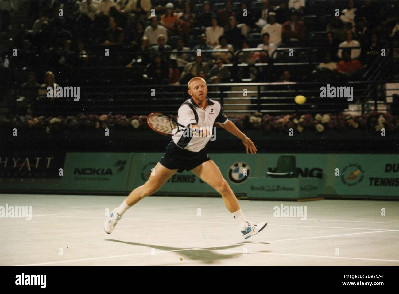 Tennista tedesco Boris Becker, anni '90 Foto Stock