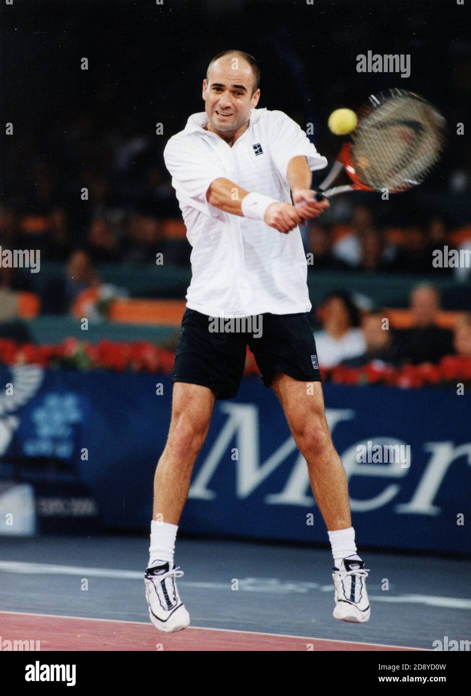 Il tennista americano Andre Agassi, anni 2000 Foto Stock