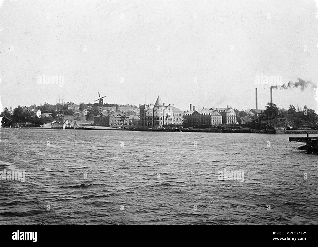 Foto storiche e vecchie di Gustavsberg, Stoccolma, Svezia. Conoscere in tutto il mondo per la sua porcellana. Foto Stock