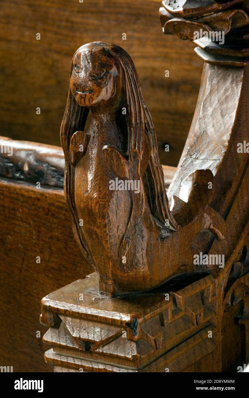 Sirena medievale, Dennington Foto Stock