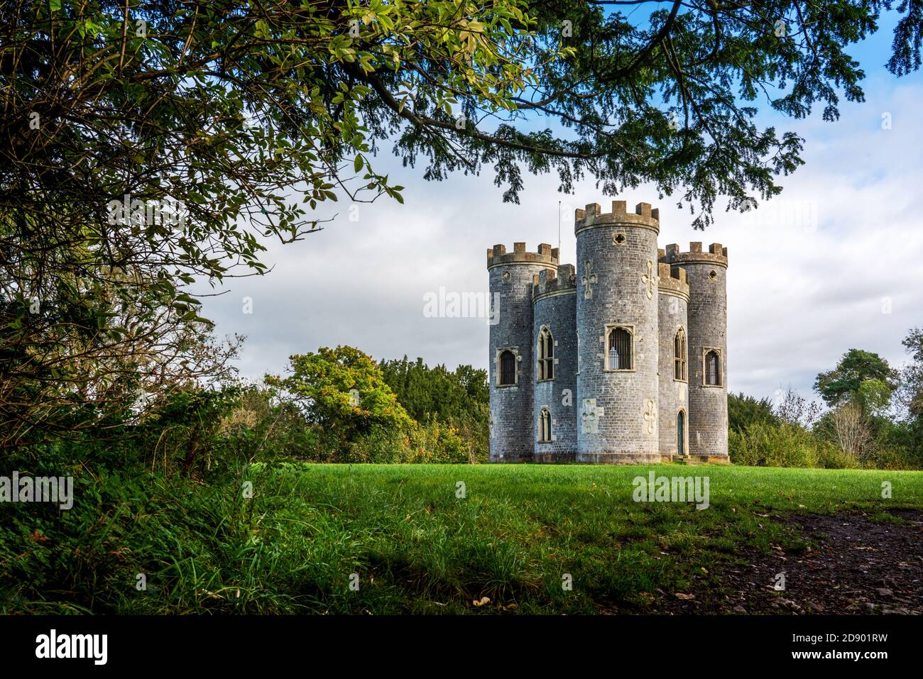 La follia gotica del castello di Blaise vicino a Henbury a Bristol REGNO UNITO Foto Stock