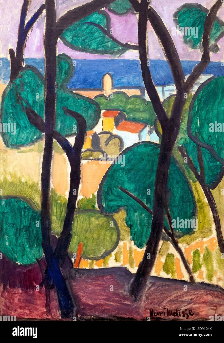 Vista di Collioure, Henri Matisse, 1907, Metropolitan Museum of Art, Manhattan, New York City, Stati Uniti d'America, America del Nord Foto Stock
