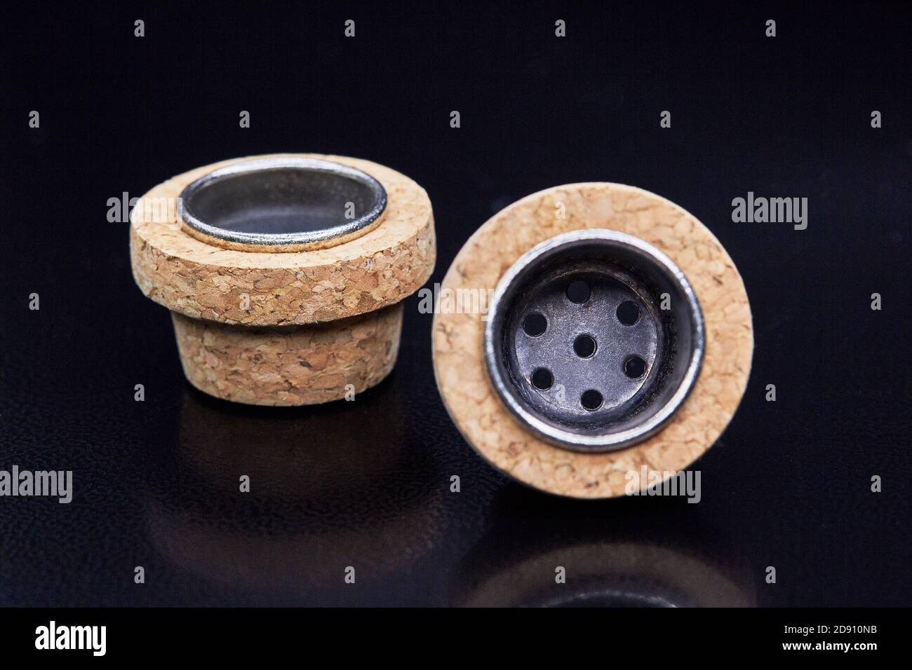 Hookah Accessori per fumo tappi in sughero per bottiglie di vino Foto Stock
