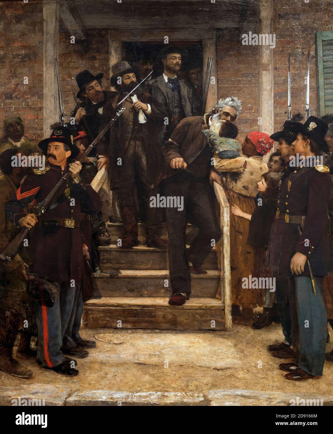 Gli ultimi momenti della John Brown, Thomas Hovenden, 1882-1884, Metropolitan Museum of Art, Manhattan, New York City, Stati Uniti d'America, America del Nord Foto Stock