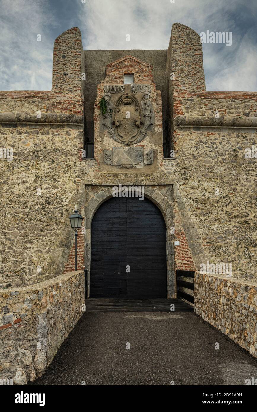 La Fortezza Spagnola, una delle fortezze di controllo di Porto Ercole e Argentario. Porto Ercole, Grosseto, Toscana, Italia, europa Foto Stock