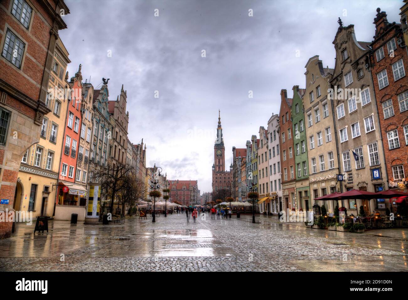 La bellissima città di Danzica Polonia Foto Stock