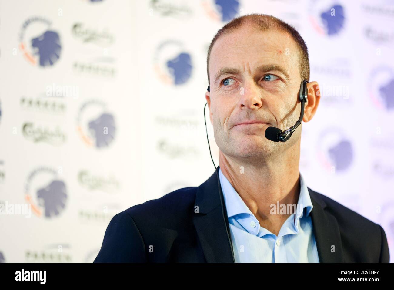 Copenaghen, Danimarca. 02 novembre 2020. Copenaghen, Danimarca. 2 novembre 2020. Jess Thorup viene presentato come nuovo allenatore del FC Copenhagen a Parken, Copenhagen. (Photo Credit: Gonzales Photo/Alamy Live News Foto Stock