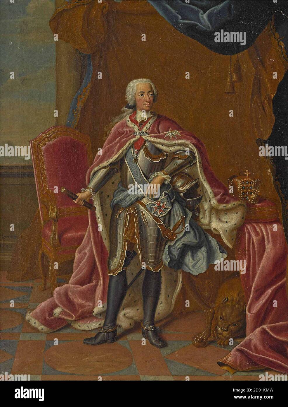 Kaiser Karl VII - Peter Jacob Horemans. Foto Stock