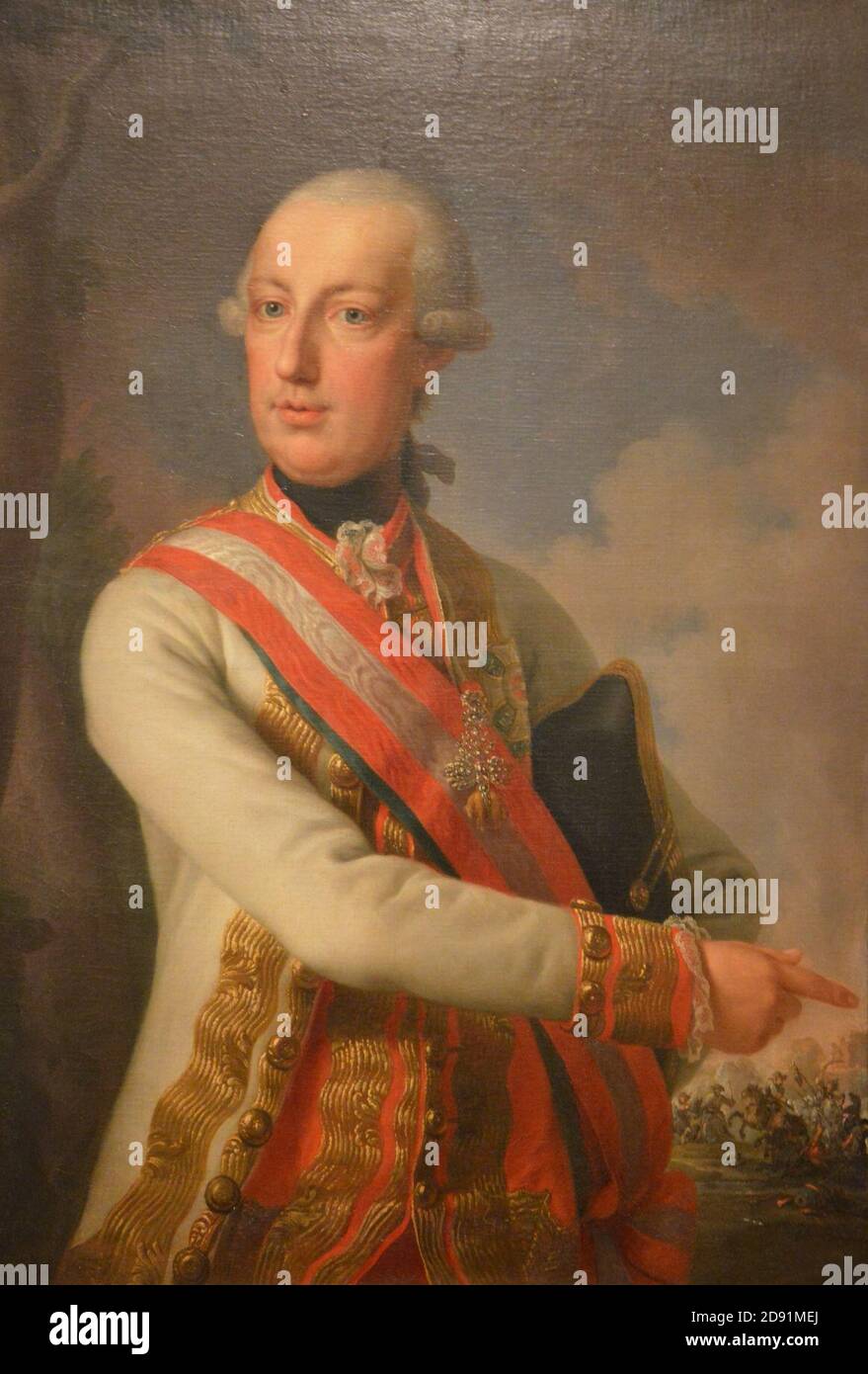 Kaiser Joseph II al Feldherr. Foto Stock