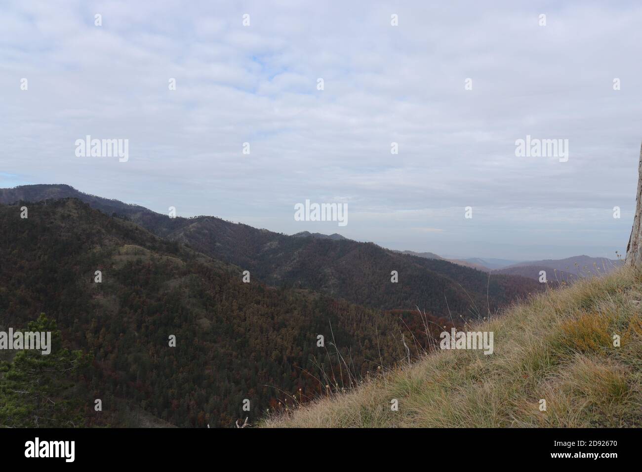 Montagna paesaggio autunnale Foto Stock