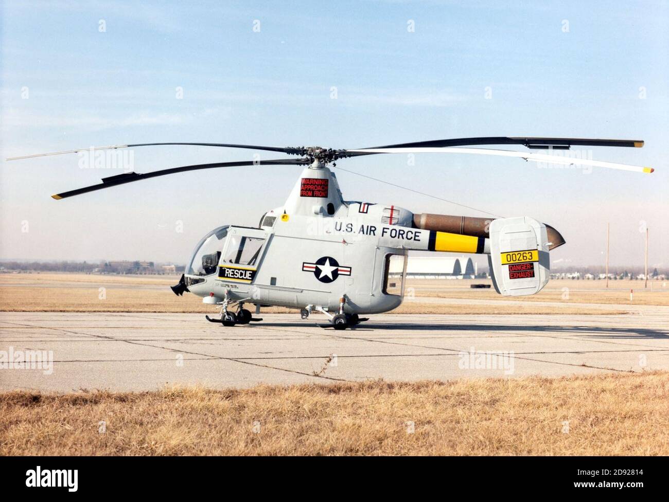 Kaman HH-43B Huskie USAF. Foto Stock