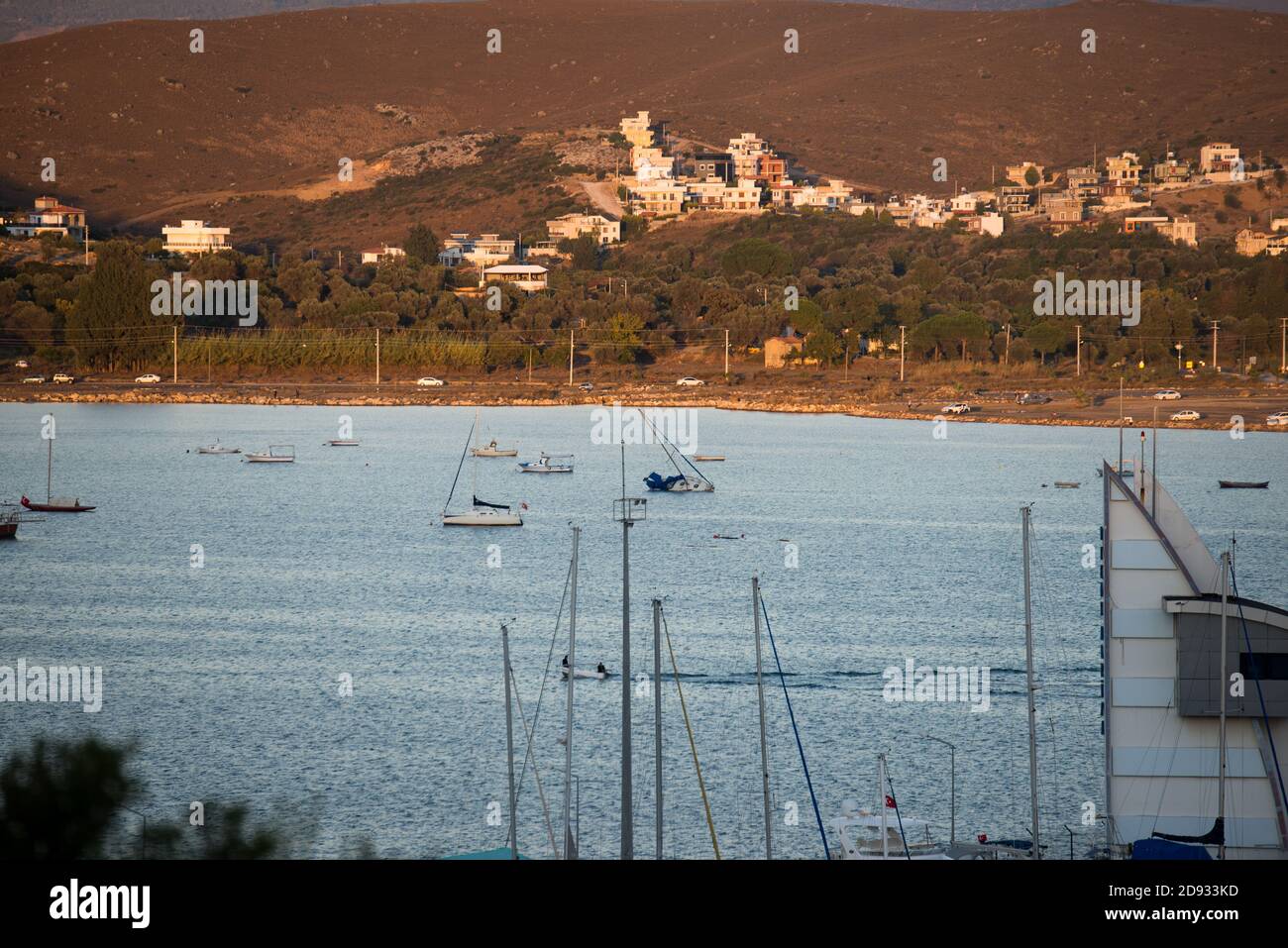 2020, izmir, Turchia - 1 novembre si è verificato un terremoto sul mare egeo vicino all'isola di Samos 7.0 ML il terremoto ha causato uno tsunami a Seferihisar Izmir A. Foto Stock