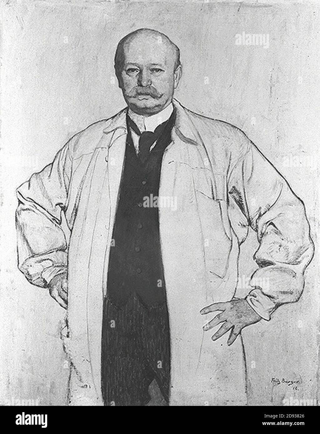 Karl Ludwig Manzel di Fritz Burger (1912). Foto Stock