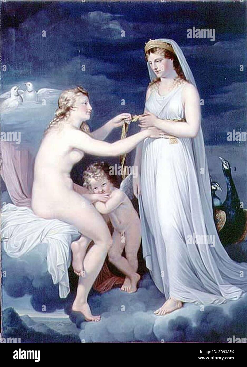 Juno Borrowing la cintura di Venere di Guy Head. Foto Stock