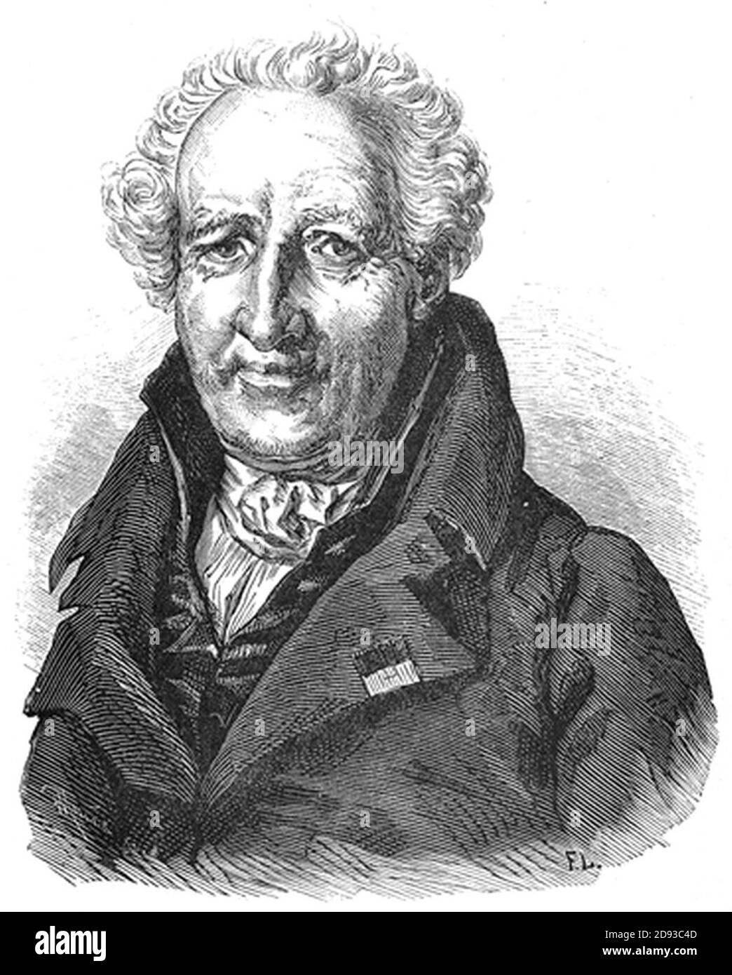 Jussieu Antoine-Laurent de 1748-1836. Foto Stock