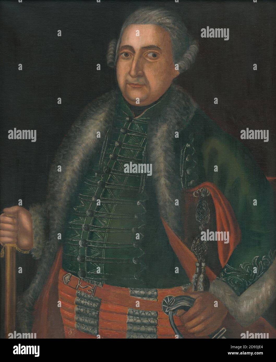 Ján Gottlieb Kramer - Barón Ján Splényi Foto Stock