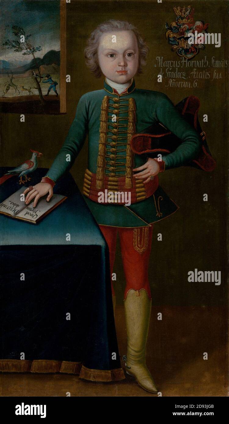 Ján Gottlieb Kramer - Marek Horvath-Stančič di sei anni Foto Stock