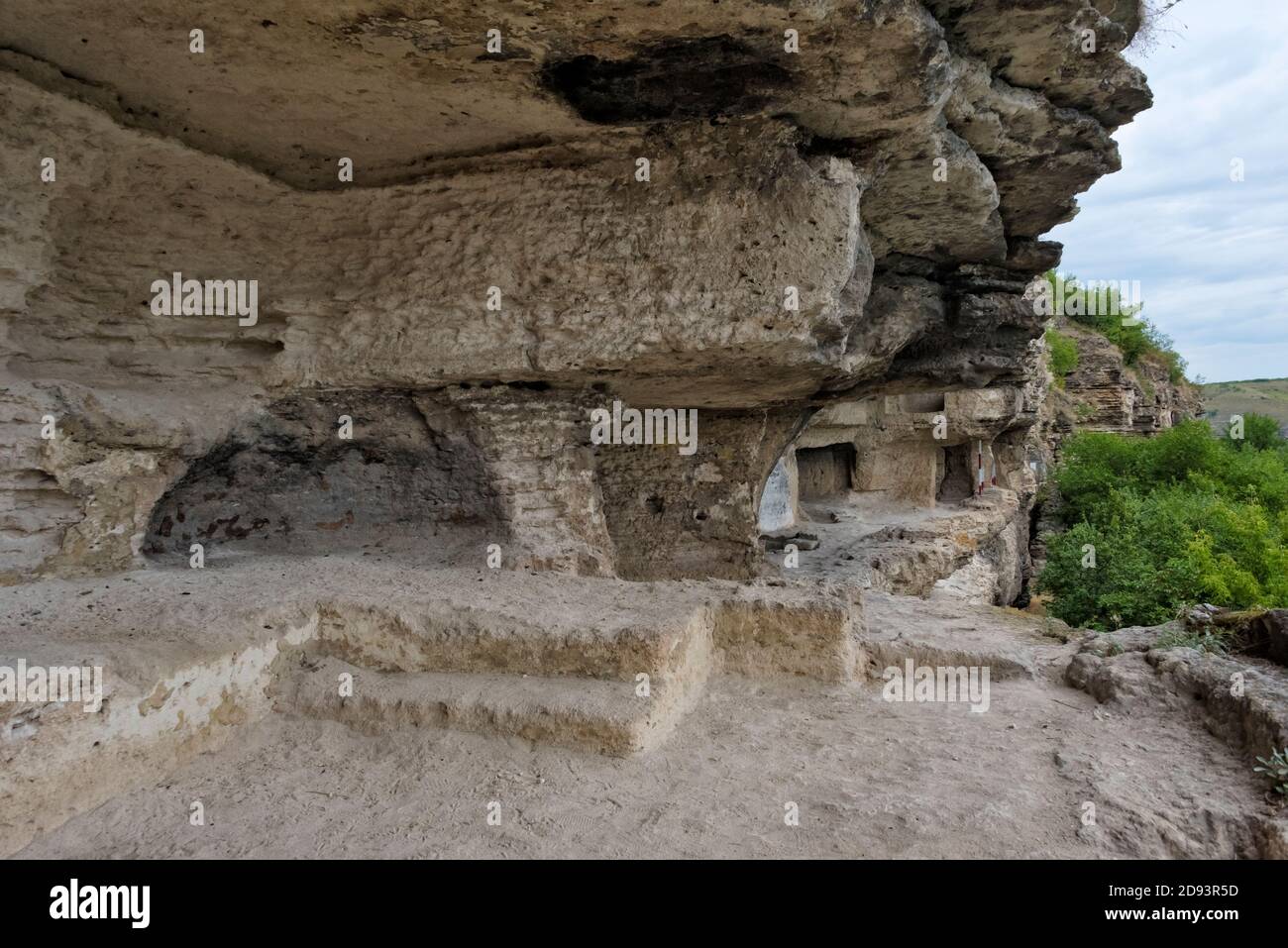 Monastero della Grotta di Tipova, Moldavia Foto Stock
