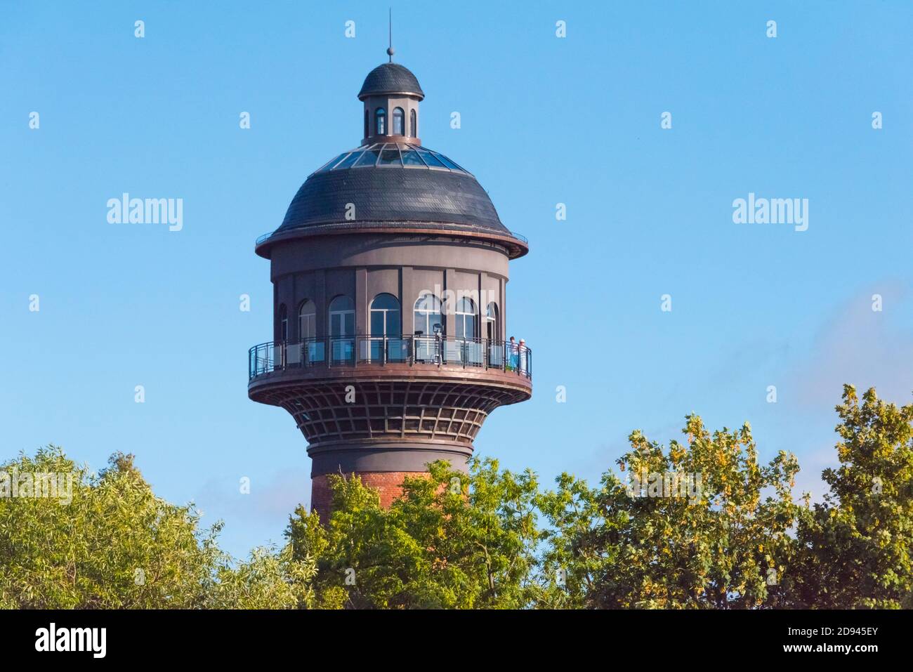 Water Tower, Zelenogradsk (nome tedesco Crantz), Kaliningrad Oblast, Russia Foto Stock