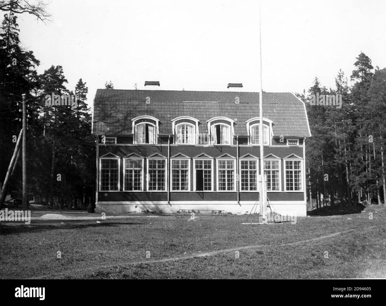 Kallhälls skola (Bolinders skola) vid Dahlerusvägen på 1930-talet. Foto Stock