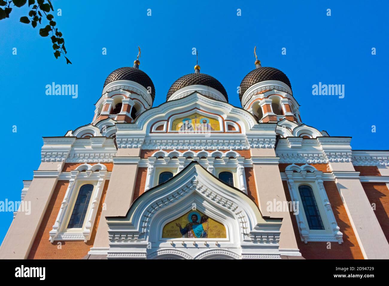 Alexander Nevsky Cattedrale nella città vecchia, Tallinn, Estonia Foto Stock