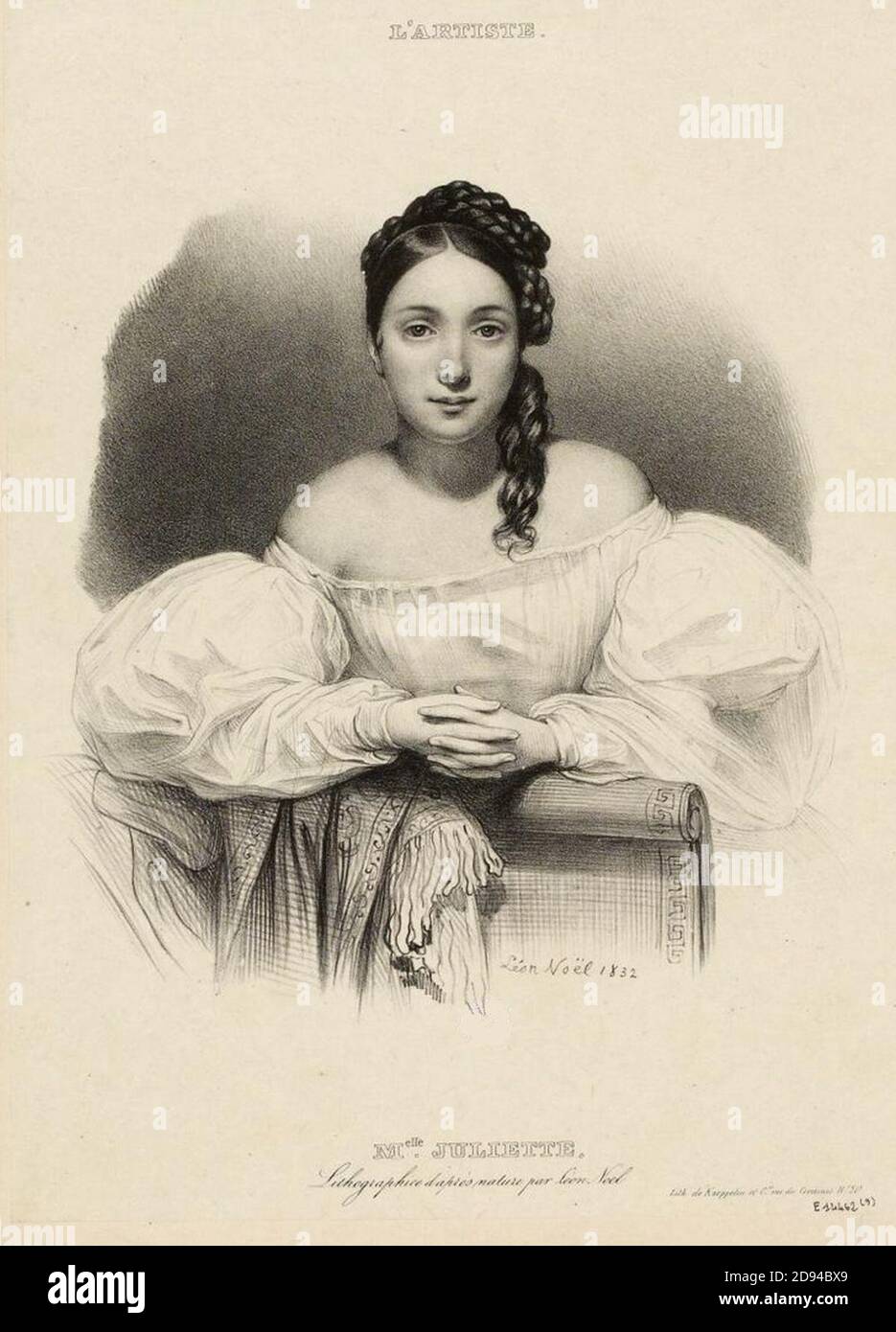 Juliette Drouet (Noël). Foto Stock