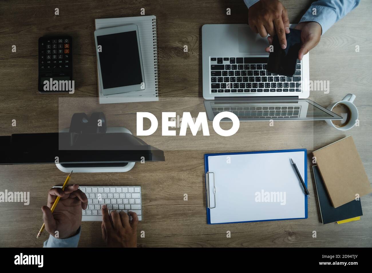 Trailer di anteprima della demo (anteprima demo ideale) Foto Stock
