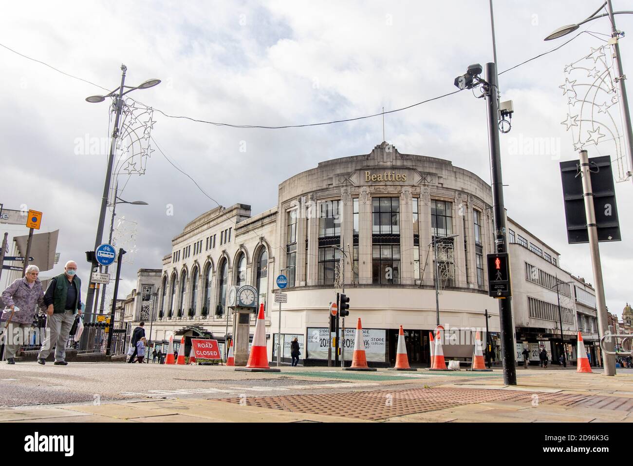 Il grande magazzino dei Beatties Wolverhampton chiude presto Foto Stock