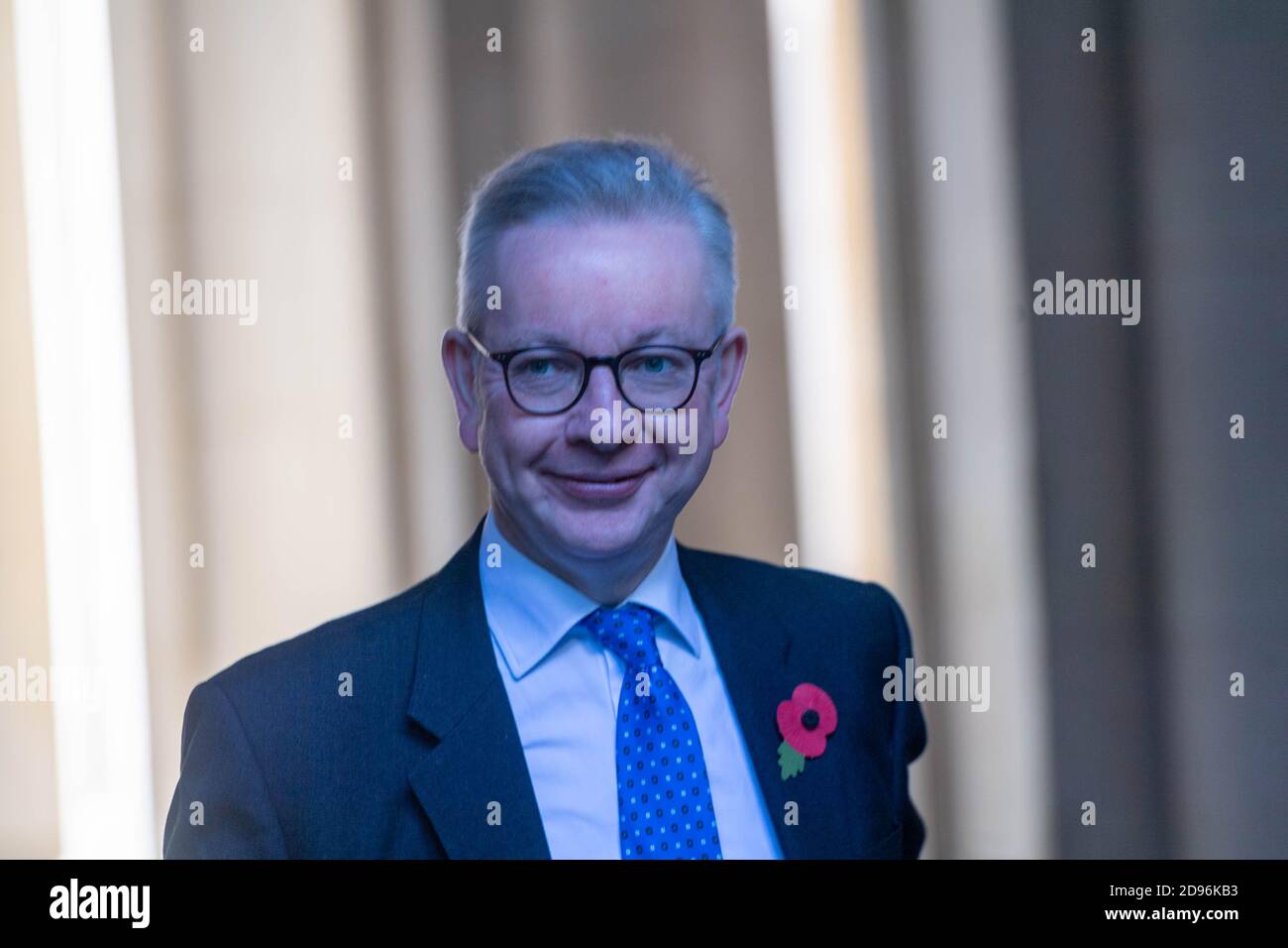 Londra, Regno Unito. 03 Nov 2020. Michael Gove, Ministro del Gabinetto, lascia una riunione del Gabinetto alla FCO di Londra. Credit: Ian Davidson/Alamy Live News Foto Stock