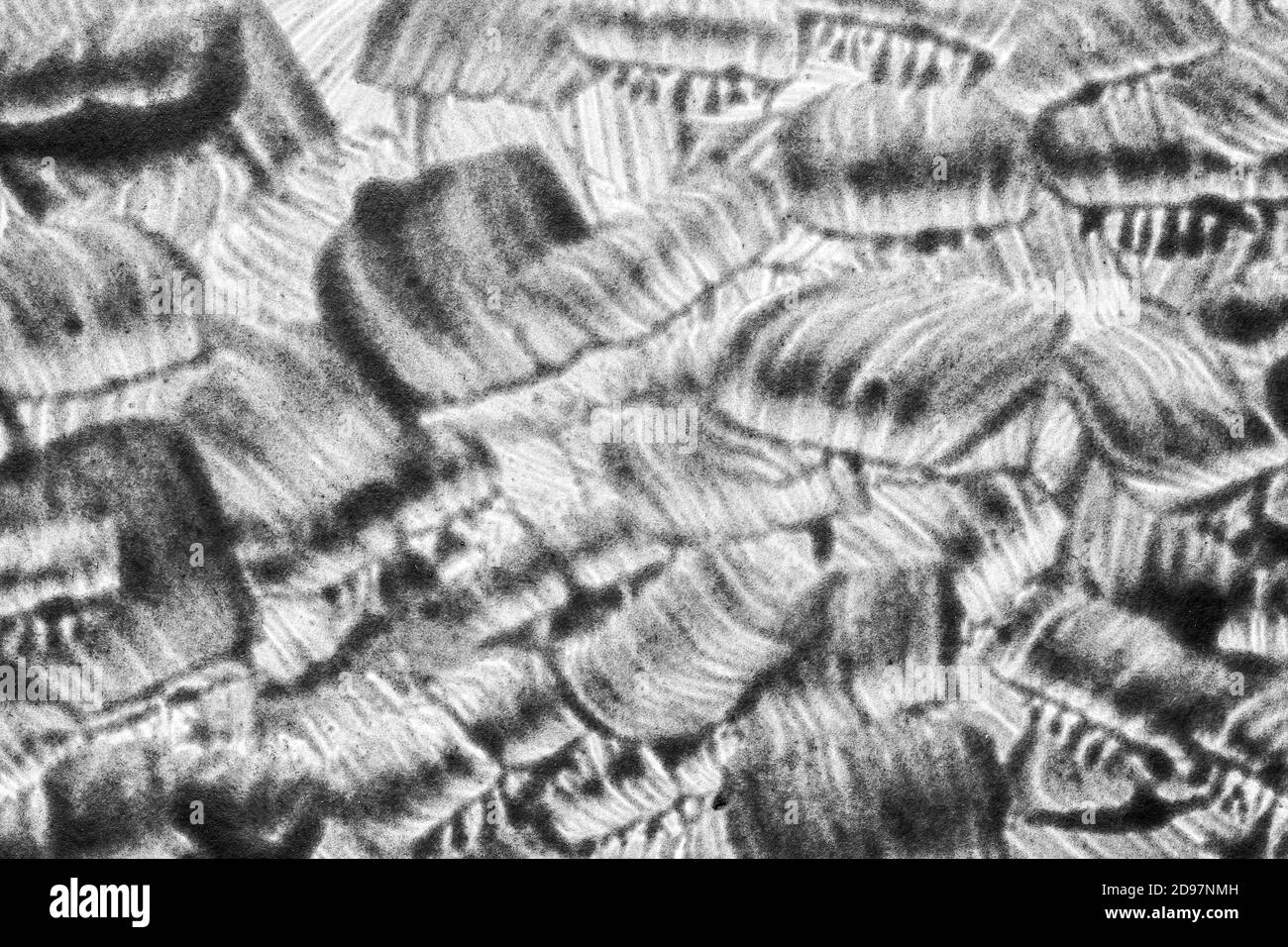 Come sfondo possono essere utilizzati tratti di pennello traslucidi grigi . Texture verniciata grigia Foto Stock