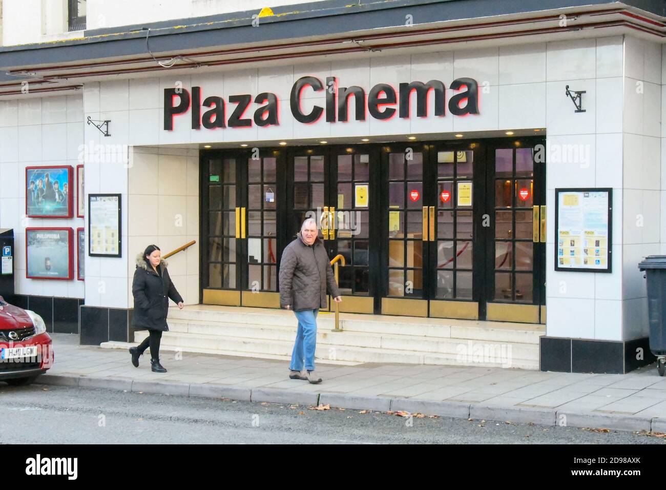 Dorchester, Dorset, Regno Unito. 3 novembre 2020. Il Plaza Cinema a Dorchester in Dorset prima che debba chiudere il giovedì per il nuovo blocco Covid-19. Picture Credit: Graham Hunt/Alamy Live News Foto Stock