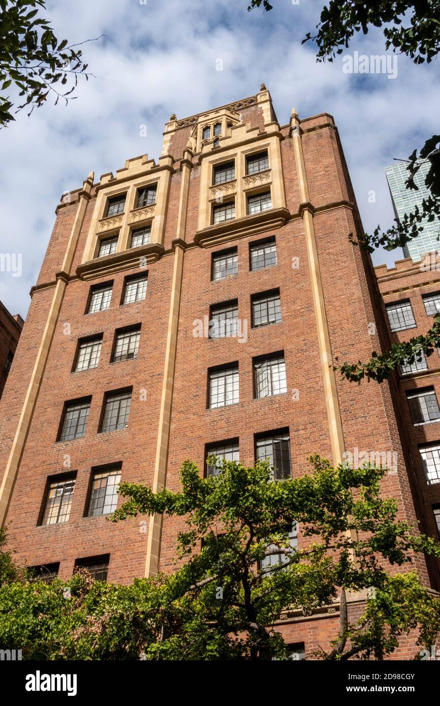 Tudor City, dal lato est, Manhattan NYC Foto Stock