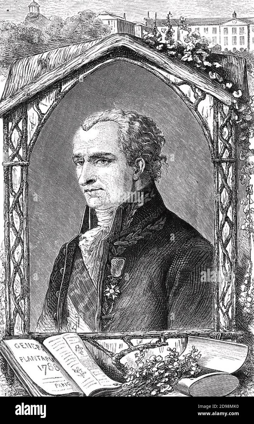 ANTOINE LAURENT de JUSSIEU (1748-1836) botanico francese Foto Stock ANTOINE LAURENT de JUSSIEU (1748-1836) botanico francese Foto Stock