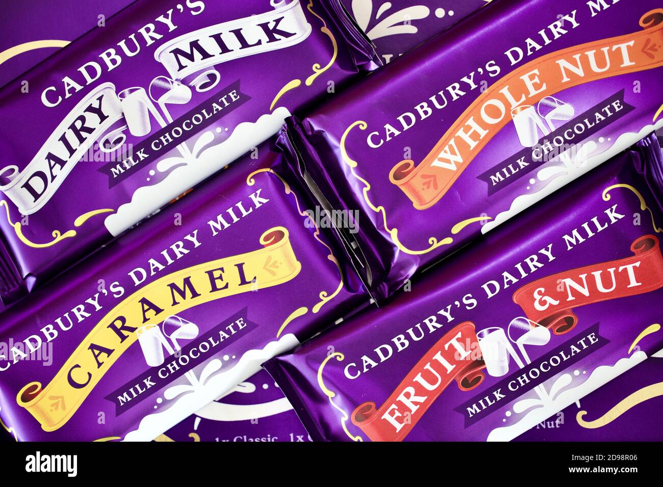 Cadbury latte caseario Classic retro Collection Foto Stock