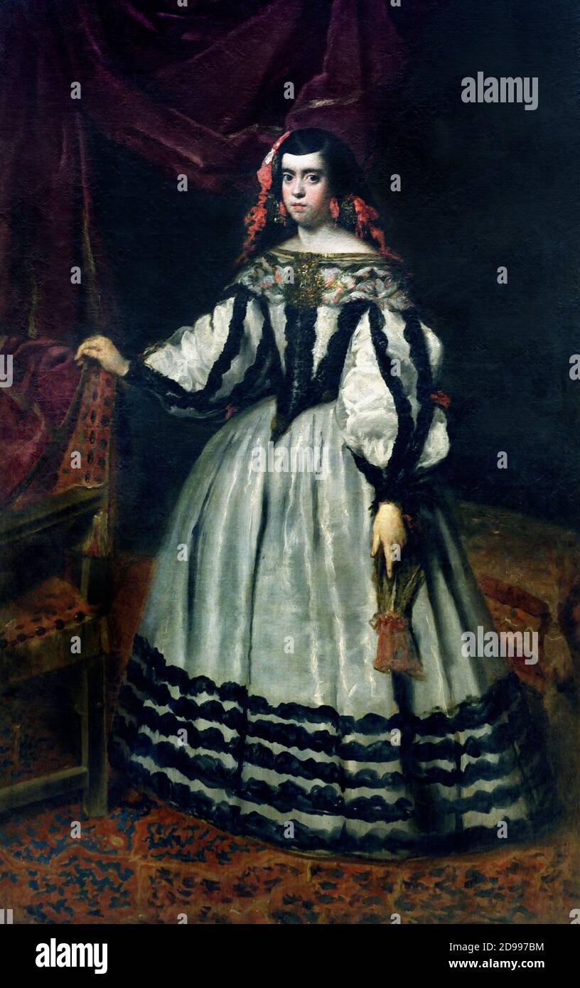 Center Juan Bautista Martínez del Mazo (1667) è stato un ritratto barocco spagnolo e pittore di paesaggio, spagnolo. Foto Stock