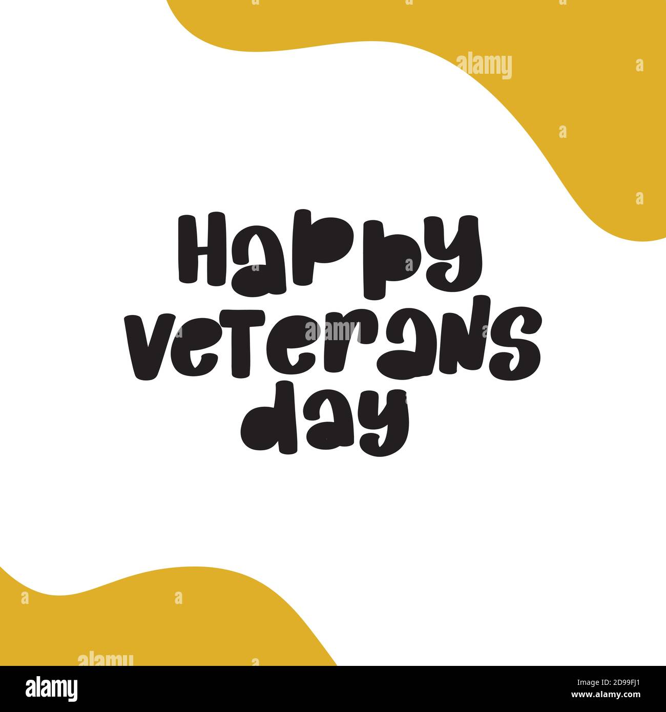 Happy Veterans Day scritta illustrazione dello stock novembre 11 Illustrazione Vettoriale