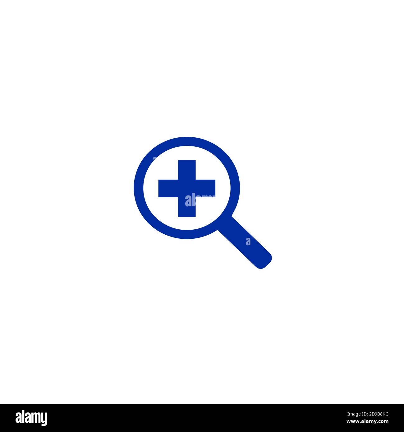 Logo del vettore di illustrazione medico e clinica farmaceutica Illustrazione Vettoriale